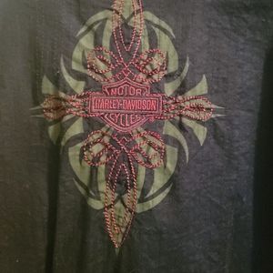 Women's HD long sleeve button up XL